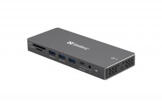 Sandberg Notebook Dokkoló - USB-C 13in1 DockingStation Pro