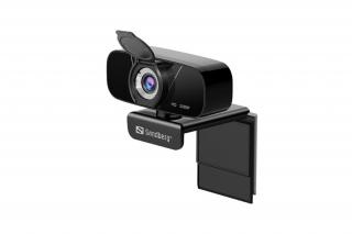 Sandberg Webkamera - USB Chat Webcam 1080P HD (1920x1080, 30 FPS, USB 2.0, univerzális csipesz, mikrofon, 1,5m kábel)