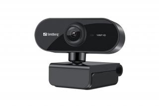 Sandberg Webkamera - USB Webcam Flex 1080P HD (1920x1080/30FPS, 2 Megapixel; USB 2.0; mikrofon)