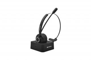 Sandberg Wireless Fejhallgató - Bluetooth Office Headset Pro (Bluetooth 5.0; mikrofon; hangerő szabályzó; fekete)