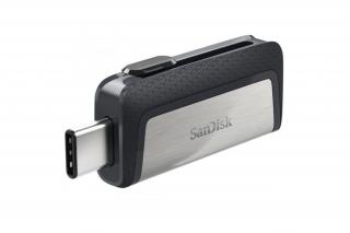 SanDisk Pendrive - 32GB Dual Drive (150MB/s, Type-C, USB 3.1 Gen 1, fekete)