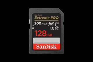 Sandisk SD kártya - 128GB SDXC Extreme Pro (200/90 MB/s Class 10 UHS-I, A1 V30)