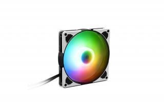 Sharkoon Cooler 14cm - SilentStorm 140 PWM RGB Fan (34,7dB; 121,9 m3/h; 1400rpm; 3pin + 4pin csatlakozó; ház hűtésre)