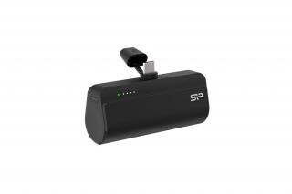Silicon Power Akkubank - 5000mAh QD50 PowerBank Fekete (USB-C, 5V-3A, 9V-2.22A, 12V-1.67A)