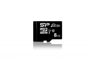 Silicon Power MicroSD kártya - 8GB microSDHC Elite UHS-1 U1 + adapter