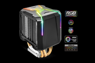 Spirit of Gamer CPU Cooler - CPU AIRCOOLER PRO ARGB (27dB; 1600 RPM; 1x12cm; aluminium/réz)