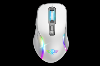 Spirit of Gamer Egér Vezeték nélküli  - ELITE-M50 White (Optikai, 8000DPI, 1000Hz, 6 programozható gomb, RGB, fehér)