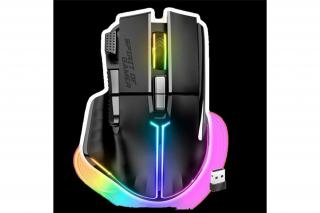 Spirit of Gamer Egér vezeték nélküli - PRO-M5 Wireless (Optikai, 8000DPI, 8 gomb, fekete)