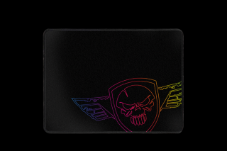 Spirit of Gamer Egérpad - Darkskull Mouse Pad - King Size (430 x 330 x 3mm; varrott szélek; fekete)