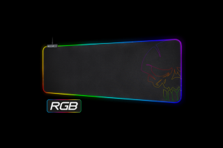 Spirit of Gamer Egérpad - RGB Large (RGB háttérvilágítás, 800 x 300 x 4mm; fekete)