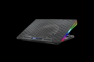 Spirit of Gamer Notebook Hűtőpad 17"-ig - AIRBLADE 800 RGB (26dB; max. 79 m3/h; 2x17cm, RGB LED, 2xUSB2.0)