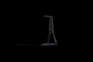 The G-Lab Fejhallgató állvány - K STAND HYDROGEN (fekete, 2xUSB3.0, 1xUSB-C, műanyag, RGB)