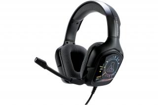 The G-Lab Fejhallgató - KORP COBALT 7.1 EX (mikrofon, USB, hangerőszabályzó, nagy-párnás, RGB, fekete)