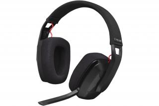 The G-Lab Vezeték nélküli Fejhallgató - KORP PLATINIUM-B (mikrofon, BT/ 2,4 Ghz/ kábeles, nagy-párnás, fekete)
