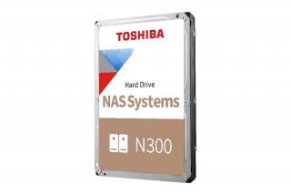 Toshiba Belső HDD 3.5" - N300 High-Reliability 6TB (Retail; NAS, RAID-, Multimédiás kiszolgálótárhely; 512MB / 7200RPM)