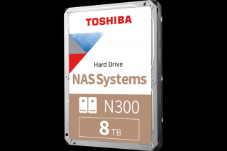 Toshiba Belső HDD 3.5" - N300 High-Reliability 8TB (Retail; NAS, RAID-, Multimédiás kiszolgálótárhely; 256MB / 7200RPM)