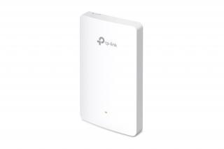 TP-Link Access Point WiFi AX1800 - Omada EAP615-Wall (574Mbps 2,4GHz + 1201Mbps 5GHz; 3x 1Gbps; af/atPoE; fali dobozhoz)