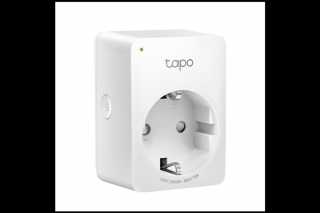 TP-Link Okos Dugalj - Tapo P100 (230V-10A; 2,4GHz WiFi; Távoli hozzáférés; Ütemezés; Távoli mód)