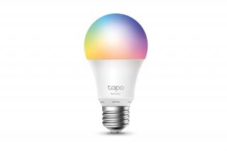 TP-Link Okos Izzó - Tapo L530E 2-pack (Multicolor; 230V; E27; 2,4GHz WiFi; 806 lumen; 8.7W; Távoli hozzáférés, Ütemezés)