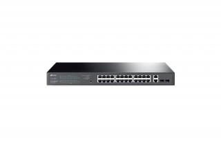 TP-Link Switch Easy Smart PoE - TL-SG1428PE JetStream™ (26 port 1Gbps; 24x af/at PoE+ port; 2x SFP port; 250W)