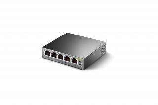 TP-Link Switch  PoE - TL-SG1005P (5 port 1Gbps; 5/4 af PoE port; 56W)