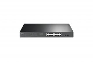 TP-Link Switch  PoE - TL-SG1218MPE (16 port 1Gbps; 16x at/af PoE port; 192W; 2x SFP)