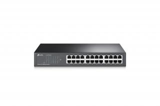 TP-Link Switch  - TL-SF1024D (24 port, 100Mbps; fém ház, rackbe szerelhető)