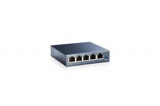 TP-Link Switch  - TL-SG105 (5 port, 1000Mbps; fém ház)