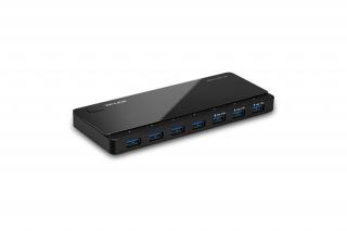 TP-Link USB Hub - UH700 (7 port; USB3.0; tápegység)