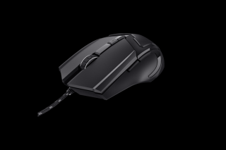 Trust Egér Gamer - Basics (Optikai érzékelő; 600-4800DPI; 6 gomb; LED; fekete)