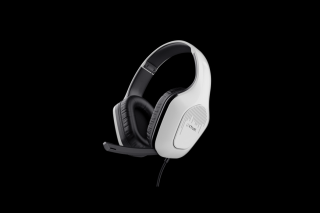 Trust Fejhallgató - GXT415 Zirox (multiplatform; nagy-párnás; mikrofon; hangerőszabályzó; 3.5mm jack; fehér)