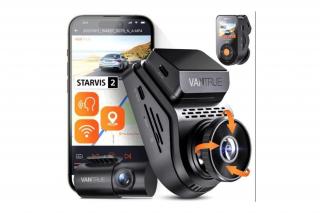 Vantrue Dash Cam - S1 PRO (WiFi+GPS autóskamera első + hátsó, 2.7K + 1080p, HDR, 512GB MicroSD támogatás)