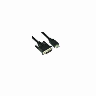 VCOM kábel HDMI-DVI 3m (HDMI M--DVI24+1m 1080P) (CG481G-3)