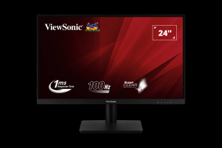 ViewSonic Monitor 23,8" - VA2406-H (VA, 16:9, 1920x1080, 4ms, 250cd/m2, D-sub, HDMI, VESA)