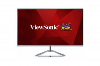 ViewSonic Monitor 23,8" - VX2476-SMH (IPS, 16:9, 1920x1080, 4ms, 250cd/m2, 2xHDMI, VGA, VESA, SPK, ezüst, káva nélk.)