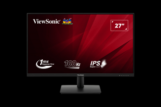 ViewSonic Monitor 27" - VA270-H (IPS, 16:9, 1920x1080, 100Hz, 1ms, 250cd/m2, D-sub, HDMI, VESA)