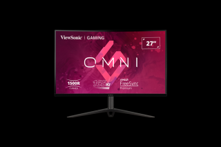 ViewSonic Monitor 27" - VX2718-2KPC-MHDJ (VA, 2K, 165Hz, 1ms, 250cd/m2, 2xHDMI, DP, VESA, SPK, ívelt, mag.ál)