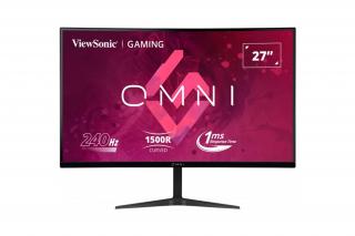 ViewSonic Monitor 27" - VX2719-PC-MHD (VA, 1920x1080, 240Hz, 1ms, 250cd/m2, 2xHDMI, DP, VESA, SPK, ívelt)