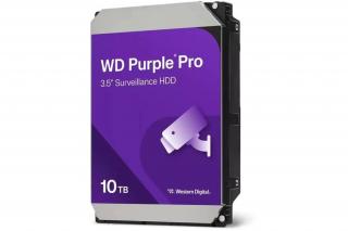 Western Digital Belső HDD 3.5" 10TB - WD102PURP (7200rpm, 512 MB puffer, SATA3 - Purple Pro)