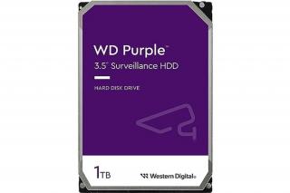 Western Digital Belső HDD 3.5" 1TB - WD11PURZ (5400rpm, 64 MB puffer, SATA3 - Purple (biztonságtechnikai rögzítőkbe is))