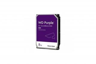 Western Digital Belső HDD 3.5" 8TB - WD85PURZ (5640rpm,256 MB puffer, SATA3 - Purple (biztonságtechnikai rögzítőkbe is))