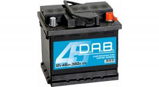 DAB AKKUMULÁTOR 12V45AH 380A  J+