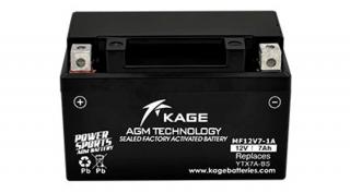 KAGE MF YTX7A-BS (MF12V7-1A) 12V7AH 105A MOTORKERÉKPÁR AKKU