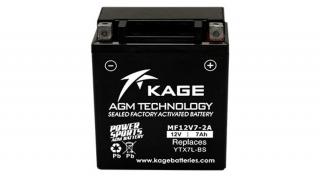 KAGE MF YTX7L-BS (MF12V7-2A) 12V6AH 95A MOTORKERÉKPÁR AKKU