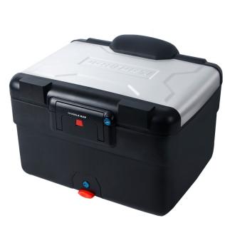 ZTECH E-69 HÁTSÓ DOBOZ FEKETE-EZÜST 30-40L
