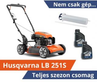 Husqvarna LB 251S önjáró fűnyíró - Teljes szezon csomagban