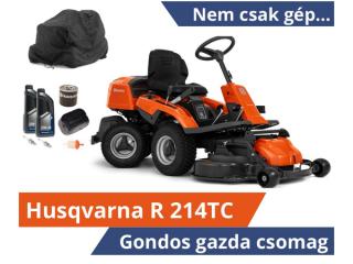 Husqvarna R 214TC rider - Gondos gazda csomagban