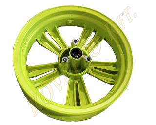 01. Felni első alu 3.5x13  komplett - UV zöld-sárga ( )