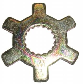 22.  KUPLUNG CSILLAG (2007-TŐL) 13mm főtengely MOTOWELL (SÁRGA)