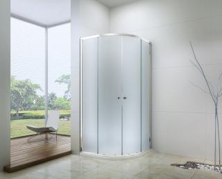 Royal standard 80x80-es íves zuhanykabin ABS alacsony zuhanytálcával  6mm-es nano vízlepergető MATT üveggel